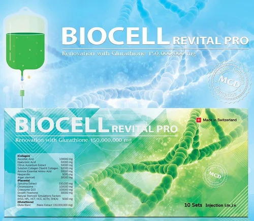 Biocell Revital Pro Renovation With Glutathione 150,000,000 Mg Injection