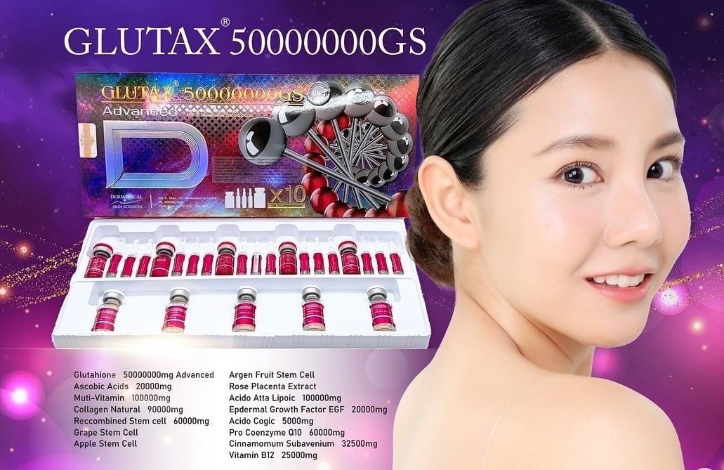 Glutax 50000000gs Advanced Glutathione Injections For Skin Whitening