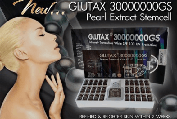 NEW GLUTAX 30000000GS (ITALY) EXTREMELY TREMENDOUS WHITE SPF 100 UV PROTECTION