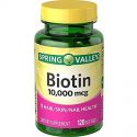 Spring Valley Biotin 1000mcg – 150 Softgels