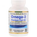 California Gold Nutrition Omega-3 Fish Oil – 100 Fish Gelatin Softgels